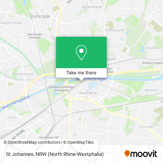 St Johannes map