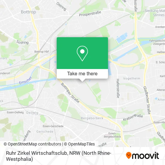 Ruhr Zirkel Wirtschaftsclub map