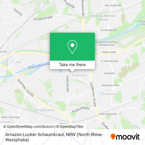 Amazon Locker-Schaumkraut map