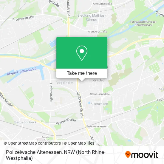 Карта Polizeiwache Altenessen