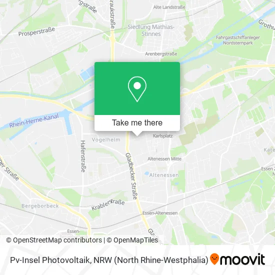 Pv-Insel Photovoltaik map