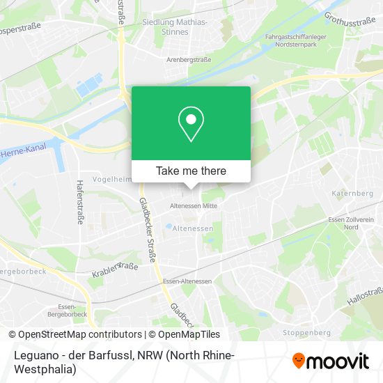 Leguano - der Barfussl map