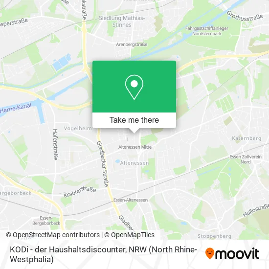 Карта KODi - der Haushaltsdiscounter