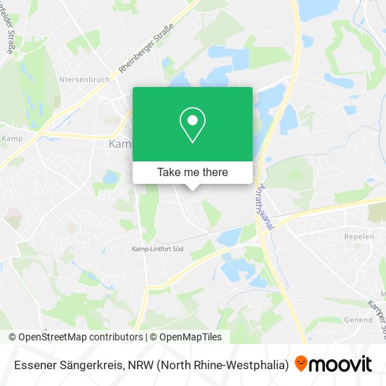 Essener Sängerkreis map