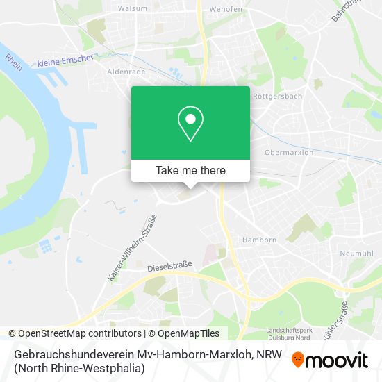 Gebrauchshundeverein Mv-Hamborn-Marxloh map