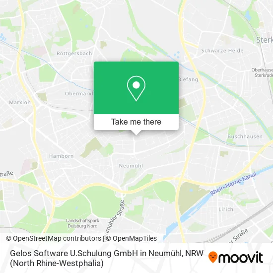 Карта Gelos Software U.Schulung GmbH in Neumühl