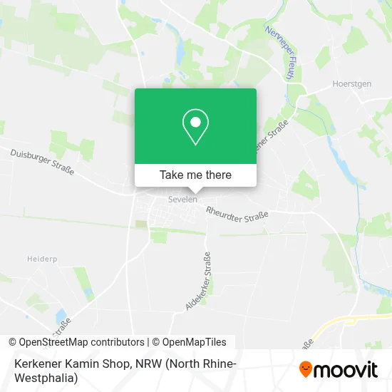 Kerkener Kamin Shop map