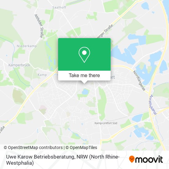 Uwe Karow Betriebsberatung map