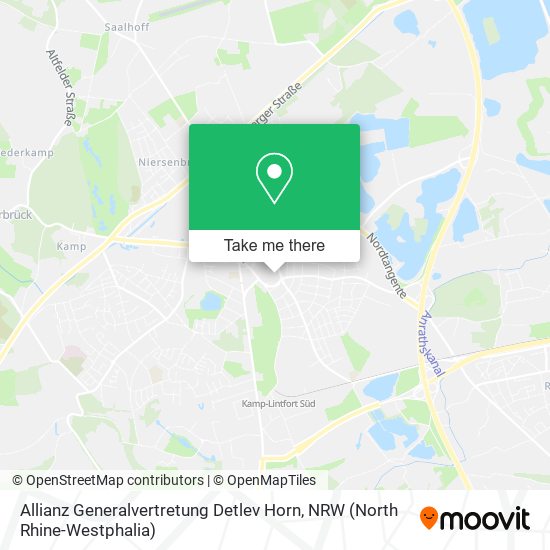 Allianz Generalvertretung Detlev Horn map
