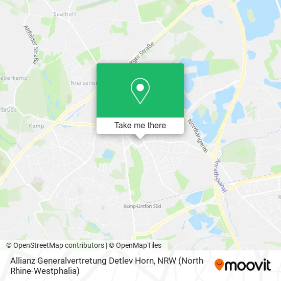 Карта Allianz Generalvertretung Detlev Horn