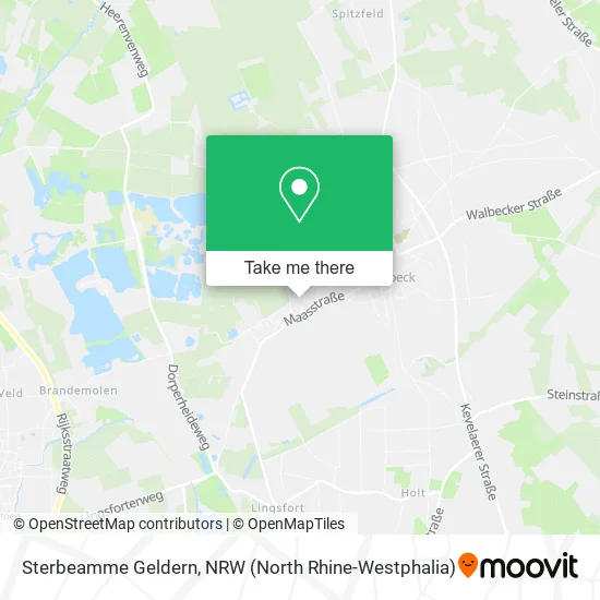 Карта Sterbeamme Geldern