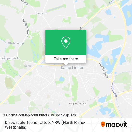 Disposable Teens Tattoo map