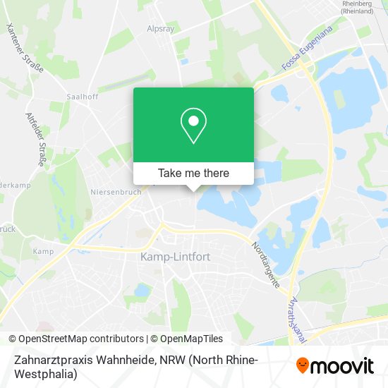 Zahnarztpraxis Wahnheide map