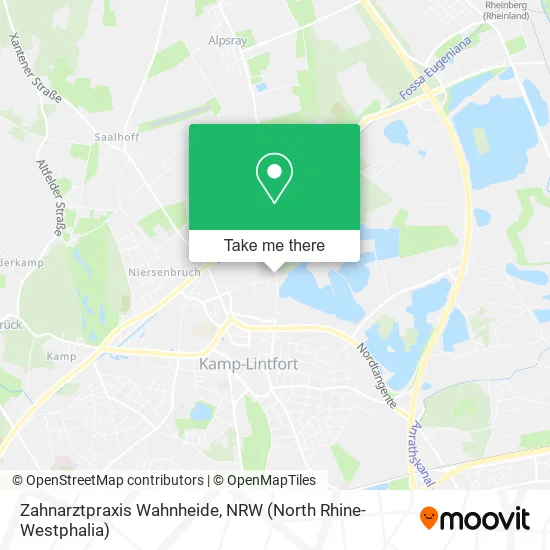 Карта Zahnarztpraxis Wahnheide