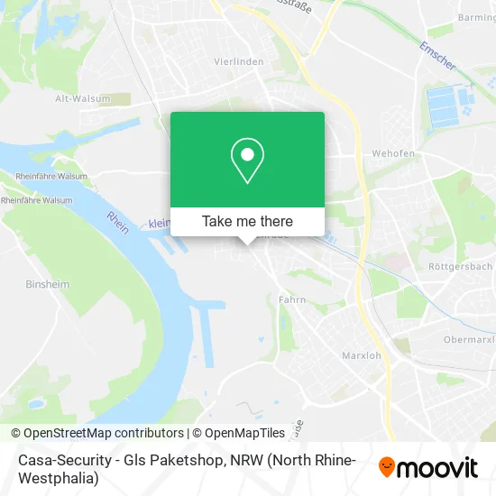 Карта Casa-Security - Gls Paketshop