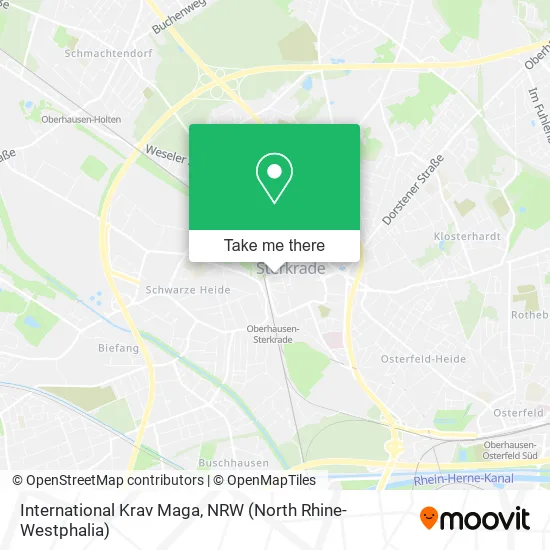 International Krav Maga map