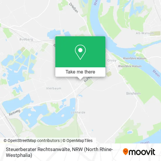 Карта Steuerberater Rechtsanwälte