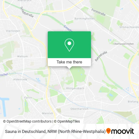 Карта Sauna in Deutschland