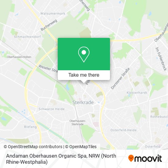 Andaman Oberhausen Organic Spa map