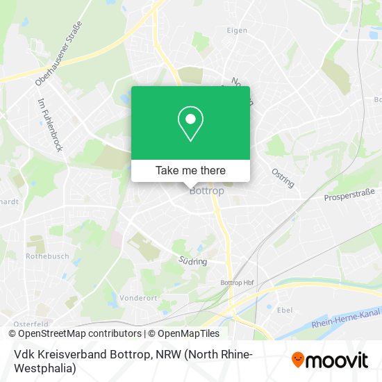 Vdk Kreisverband Bottrop map