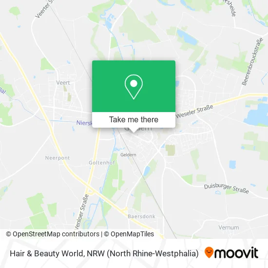 Hair & Beauty World map