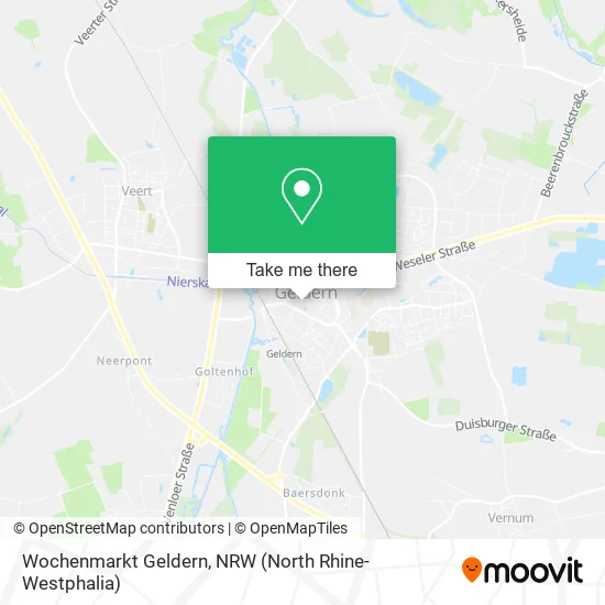 Карта Wochenmarkt Geldern