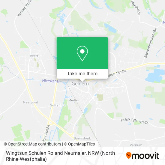 Карта Wingtsun Schulen Roland Neumaier