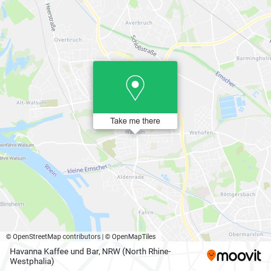 Havanna Kaffee und Bar map
