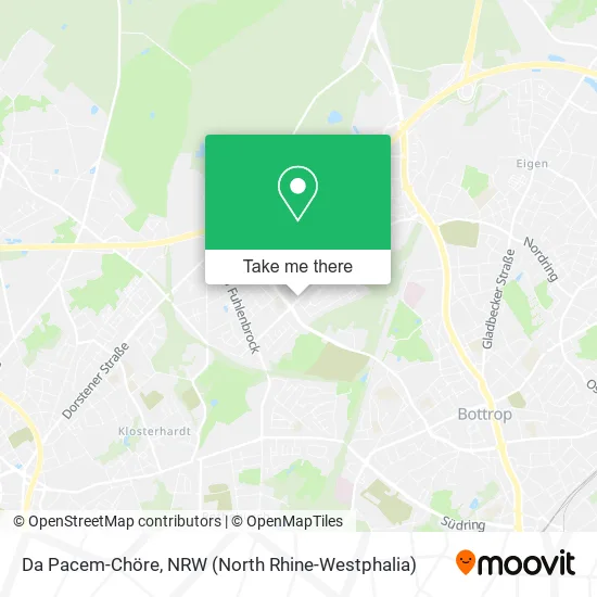 Карта Da Pacem-Chöre