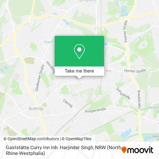 Карта Gaststätte Curry Inn Inh. Harjinder Singh