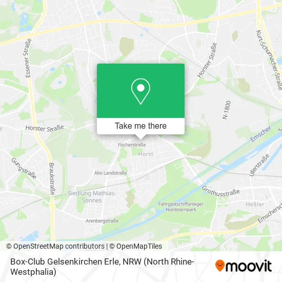 Карта Box-Club Gelsenkirchen Erle