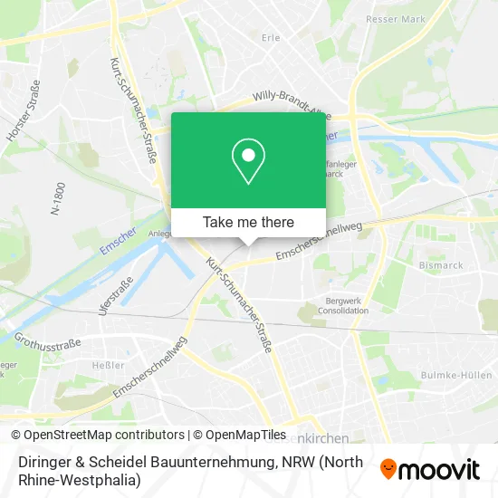 Карта Diringer & Scheidel Bauunternehmung