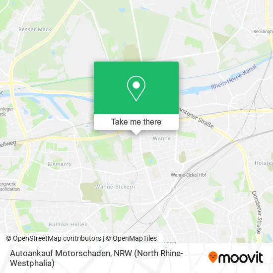 Карта Autoankauf Motorschaden