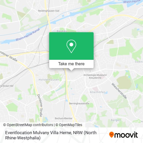 Eventlocation Mulvany Villa Herne map