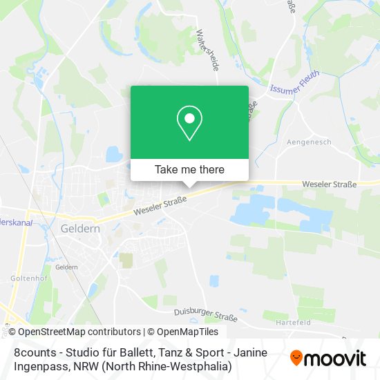 8counts - Studio für Ballett, Tanz & Sport - Janine Ingenpass map