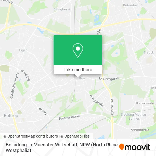 Карта Beiladung-in-Muenster Wirtschaft