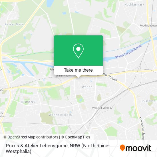 Praxis & Atelier Lebensgarne map
