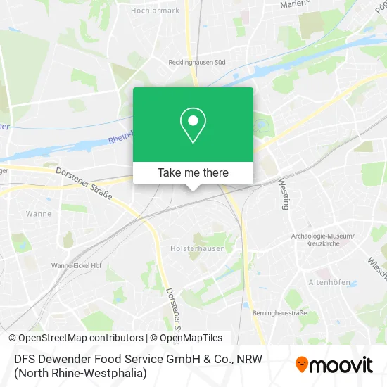 Карта DFS Dewender Food Service GmbH & Co.