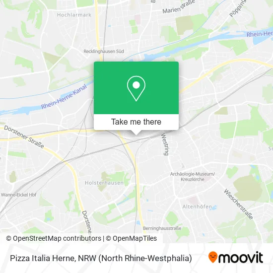 Карта Pizza Italia Herne
