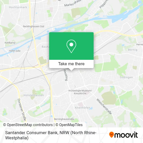 Santander Consumer Bank map