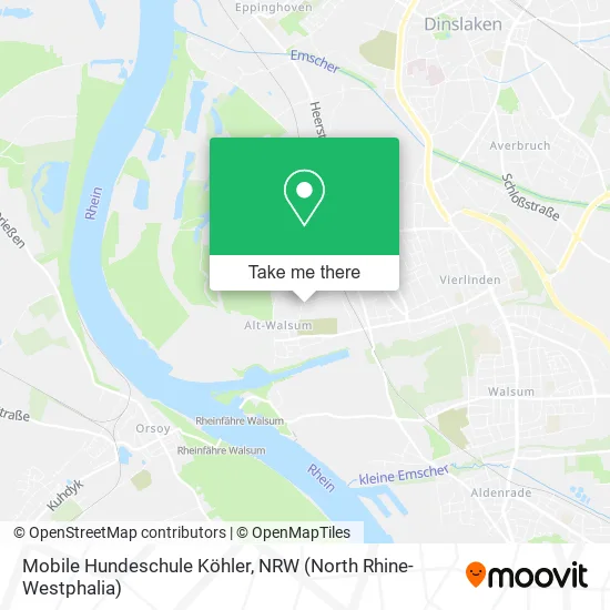 Карта Mobile Hundeschule Köhler