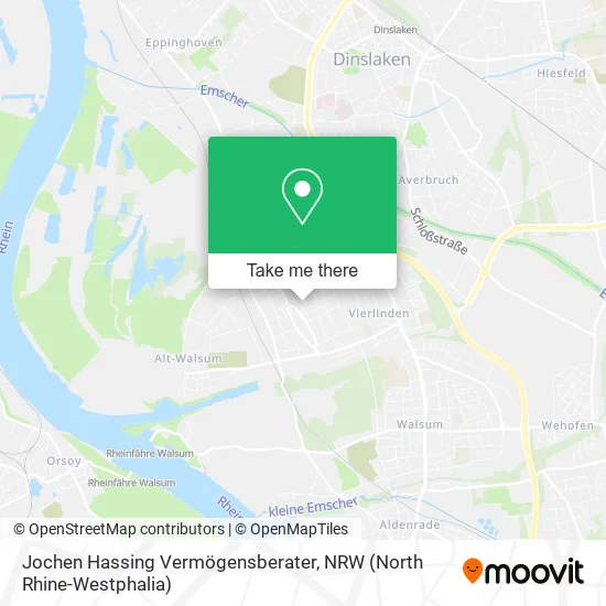 Карта Jochen Hassing Vermögensberater