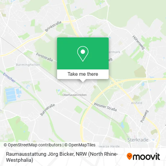 Карта Raumausstattung Jörg Bicker