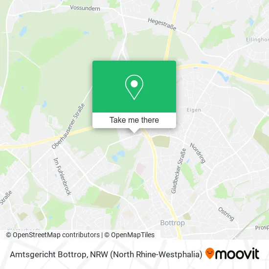 Карта Amtsgericht Bottrop
