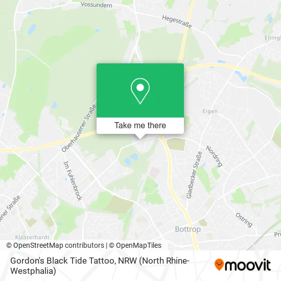 Карта Gordon's Black Tide Tattoo