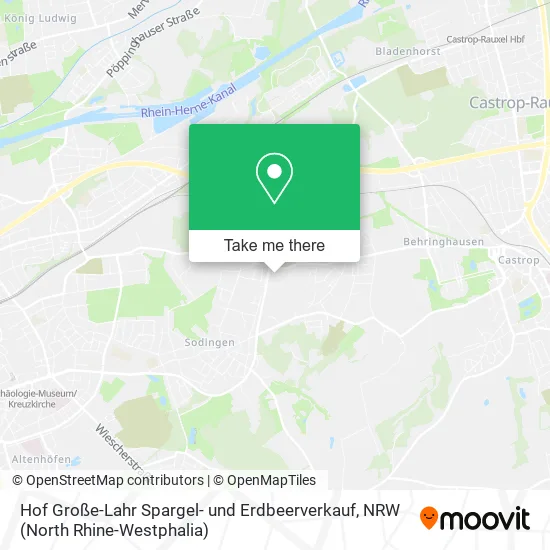 Карта Hof Große-Lahr Spargel- und Erdbeerverkauf