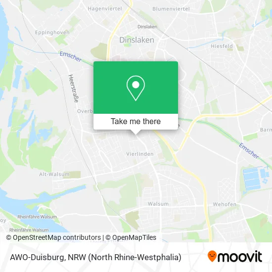 Карта AWO-Duisburg