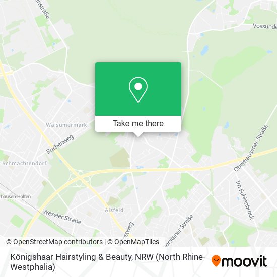 Königshaar Hairstyling & Beauty map