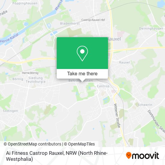 Ai Fitness Castrop Rauxel map