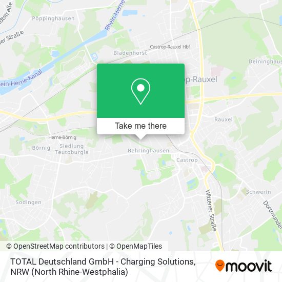 TOTAL Deutschland GmbH - Charging Solutions map
